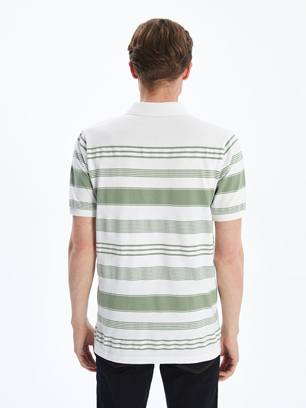 LCWAIKIKI Classic Polo Neck Color Block Men's T-Shirt -S5KL86Z8-LGE