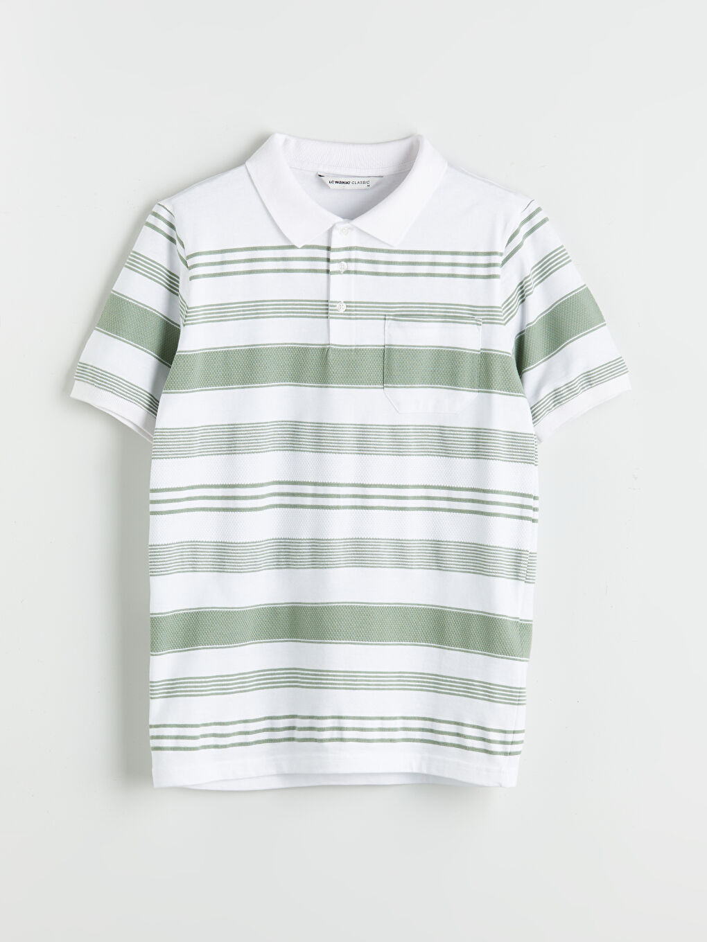 LCWAIKIKI Classic Polo Neck Color Block Men's T-Shirt -S5KL86Z8-LGE