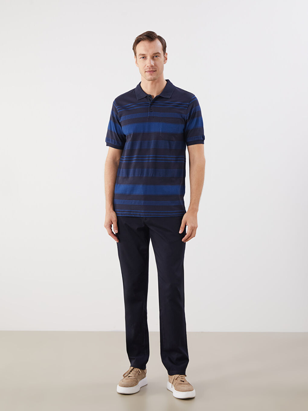 LCWAIKIKI Classic Man NAVY T-Shirt -S5KL86Z8-LGS