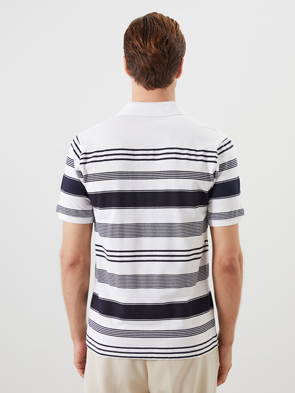 LCWAIKIKI Classic Polo Neck Color Block Men's T-Shirt -S5KL86Z8-LJX