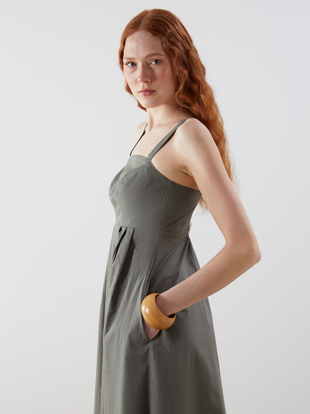 Woman KHAKI Dress -S5KL89Z8-R1C