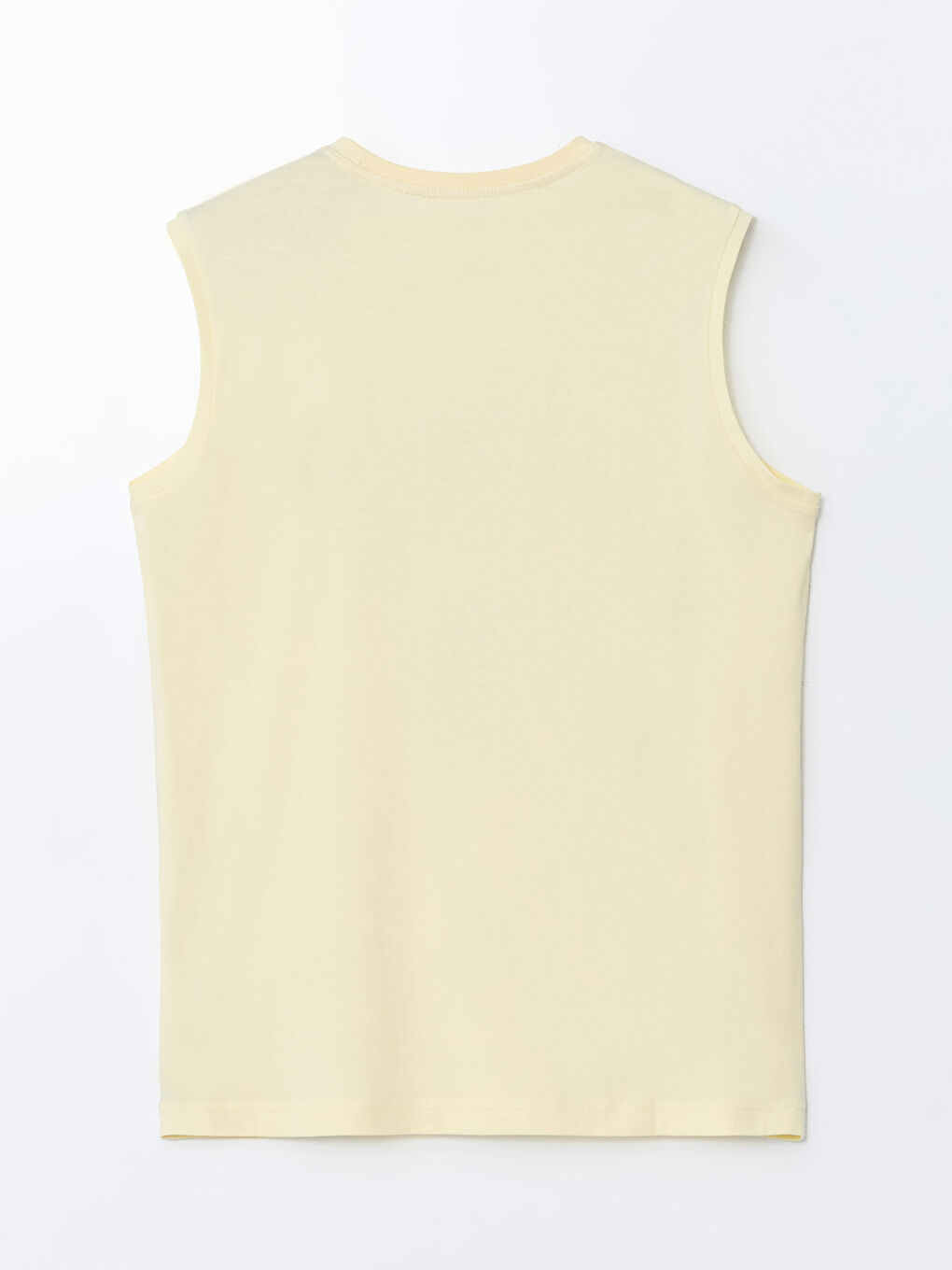 Crew Neck Printed Men's Sleeveless T-Shirt -S5KL98Z8-FDS