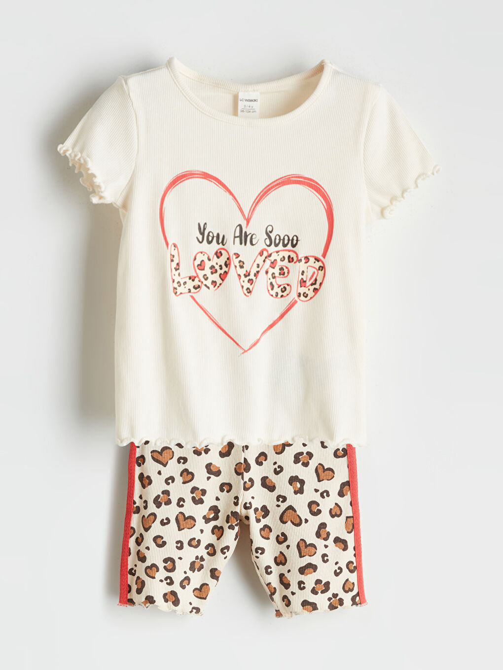 LCW Kids Girl ECRU Set -S5KM23Z1-FRC