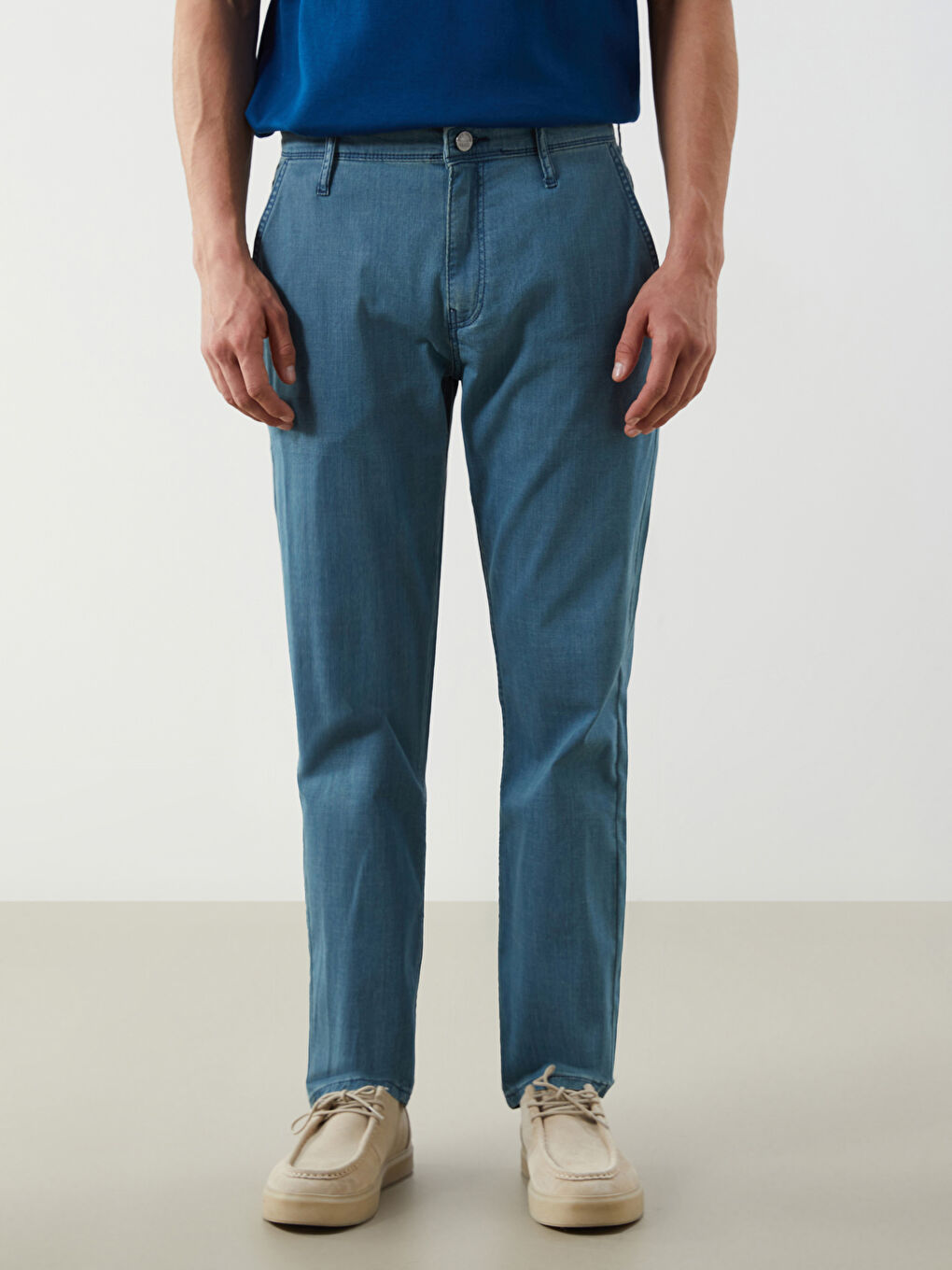 Yeşil 880 Chino Fit Erkek Jean Pantolon-1