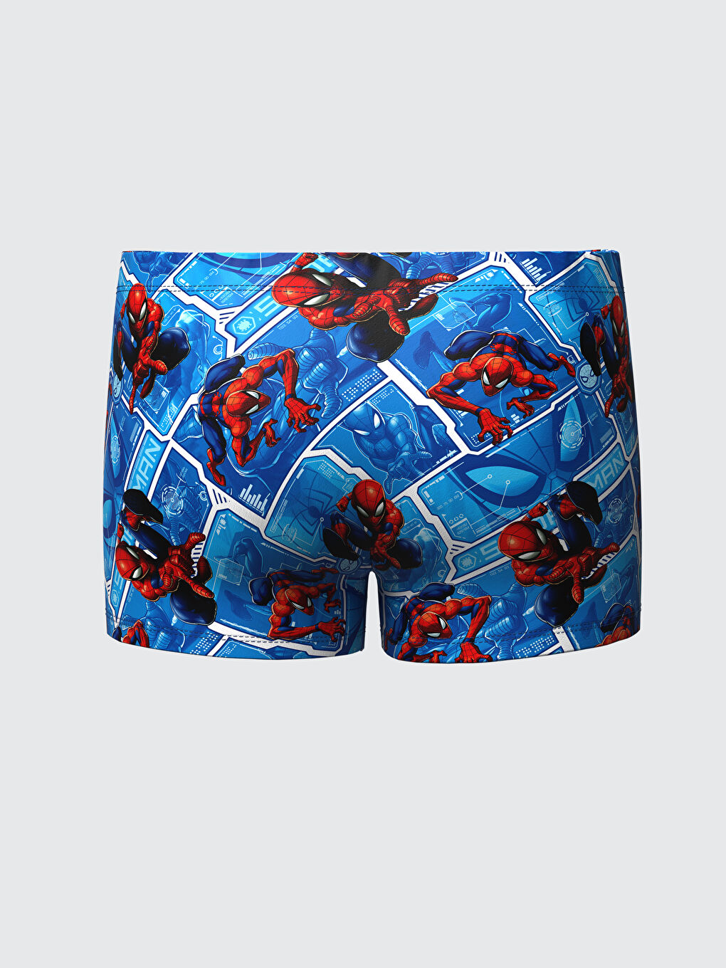 Spider-Man Printed Quick Drying UV Protected Boys Boxer Swimsuit -S5KM34Z4-LQQ