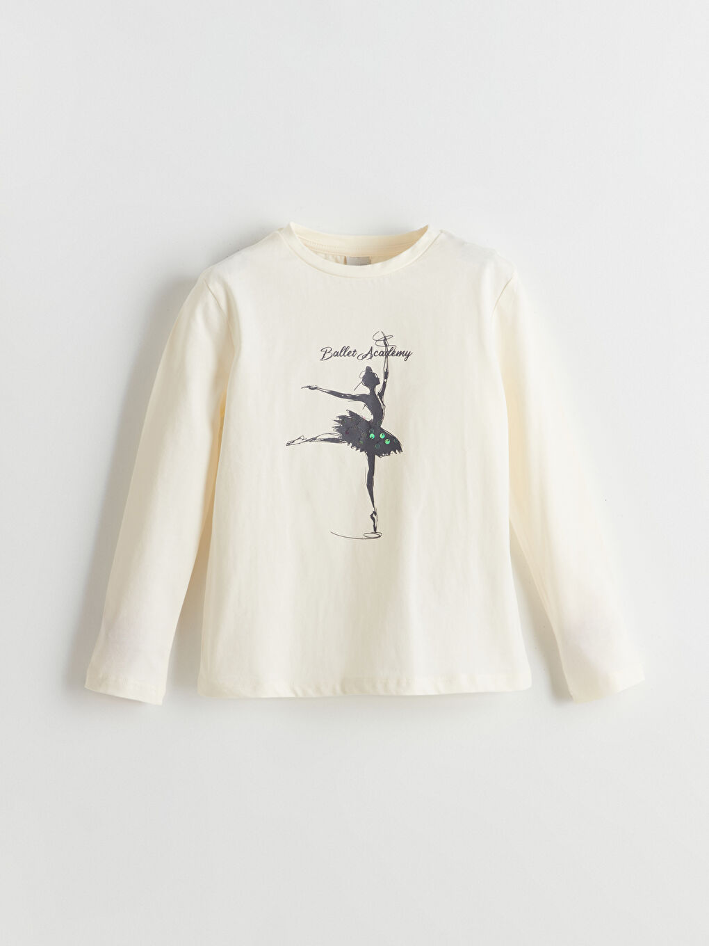 Crew Neck Girl's T-Shirt -S5KM53Z4-FDU