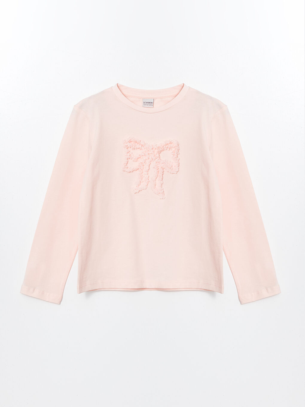 Crew Neck Bow Embroidered Girl’S T-Shirt -S5KM54Z4-FRA