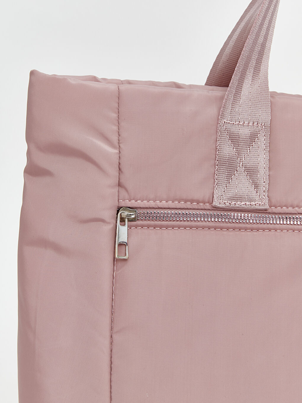 Pembe Fermuarlı Kadın Kol Çantası-2