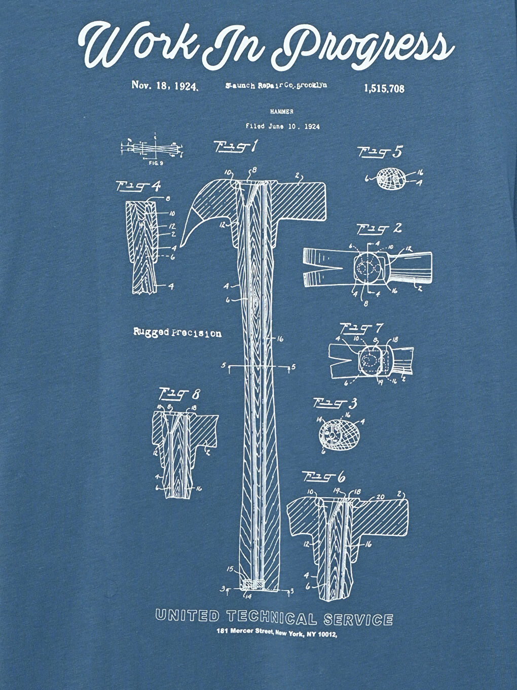 XSIDE Crew Neck Short Sleeve Printed Combed Cotton Men's T-shirt -S5KM70Z8-VFE