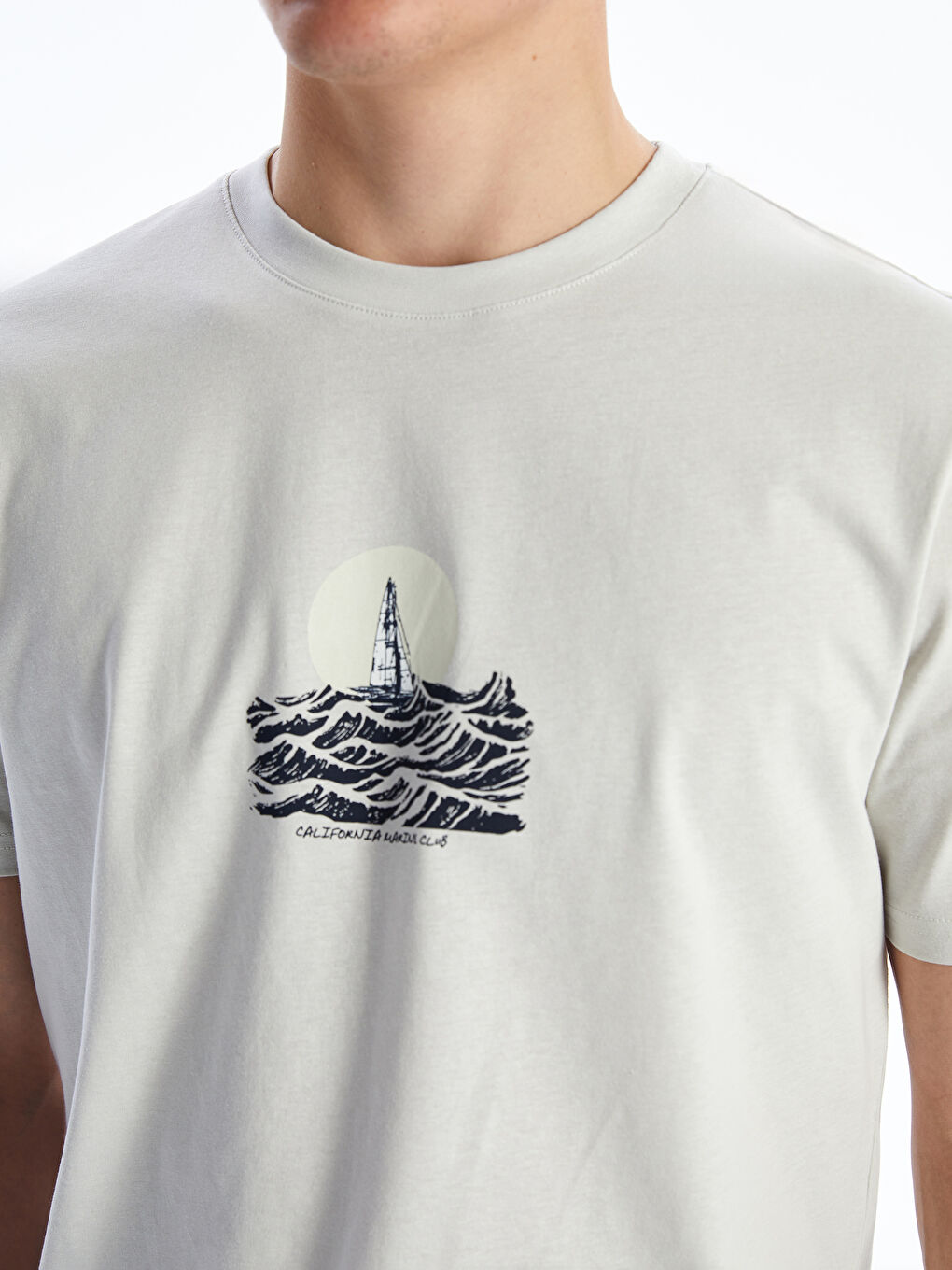XSIDE Crew Neck Printed Men's T-Shirt -S5KM75Z8-VXR