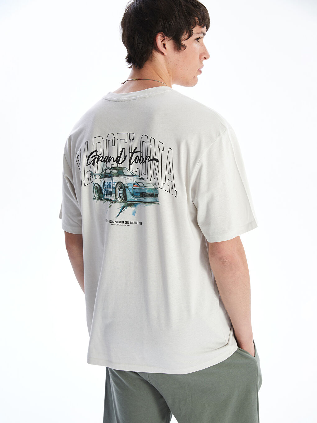 XSIDE Crew Neck Printed Jersey Men's T-Shirt -S5KM79Z8-YUZ