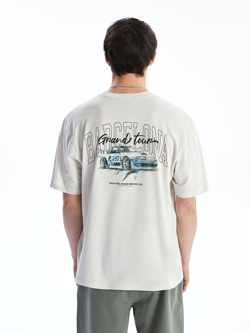 XSIDE Crew Neck Printed Jersey Men's T-Shirt -S5KM79Z8-YUZ