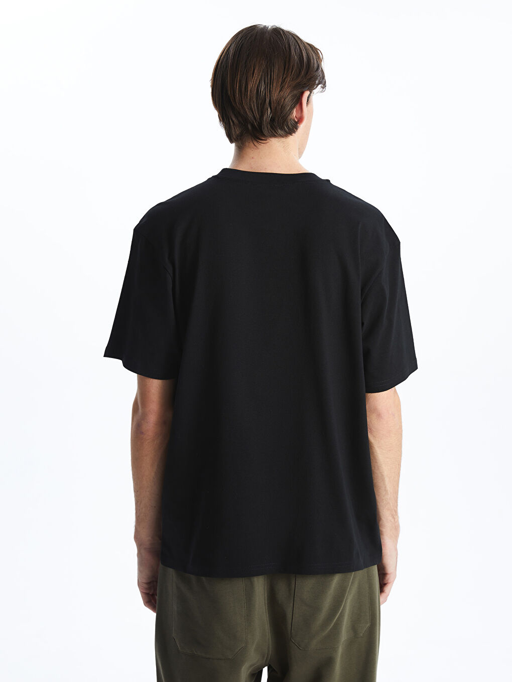 XSIDE Crew Neck Printed Jersey Men's T-Shirt -S5KM81Z8-CVL