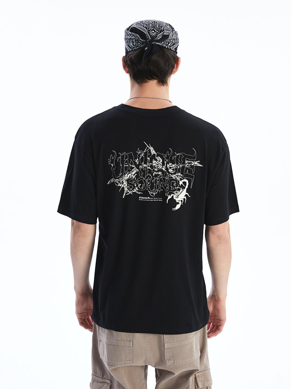 XSIDE Crew Neck Printed Men's T-Shirt -S5KM82Z8-CVL