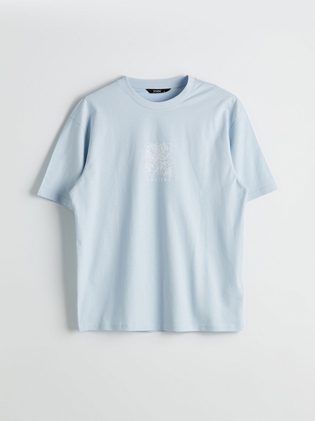T-shirt BLEU Homme-4