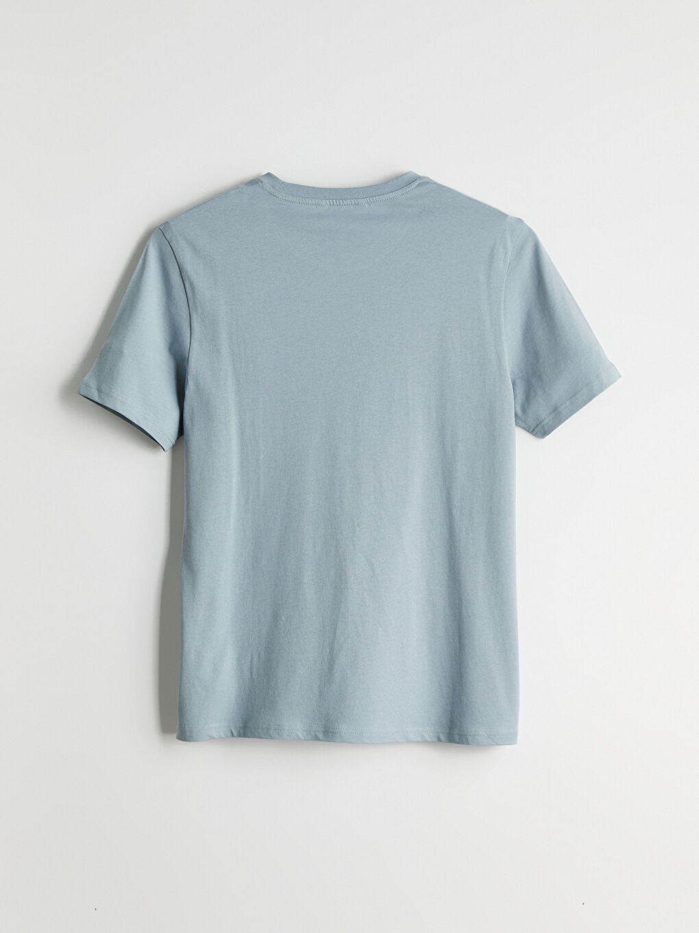 Ерлерге арналған трикотаж принтті футболка-5