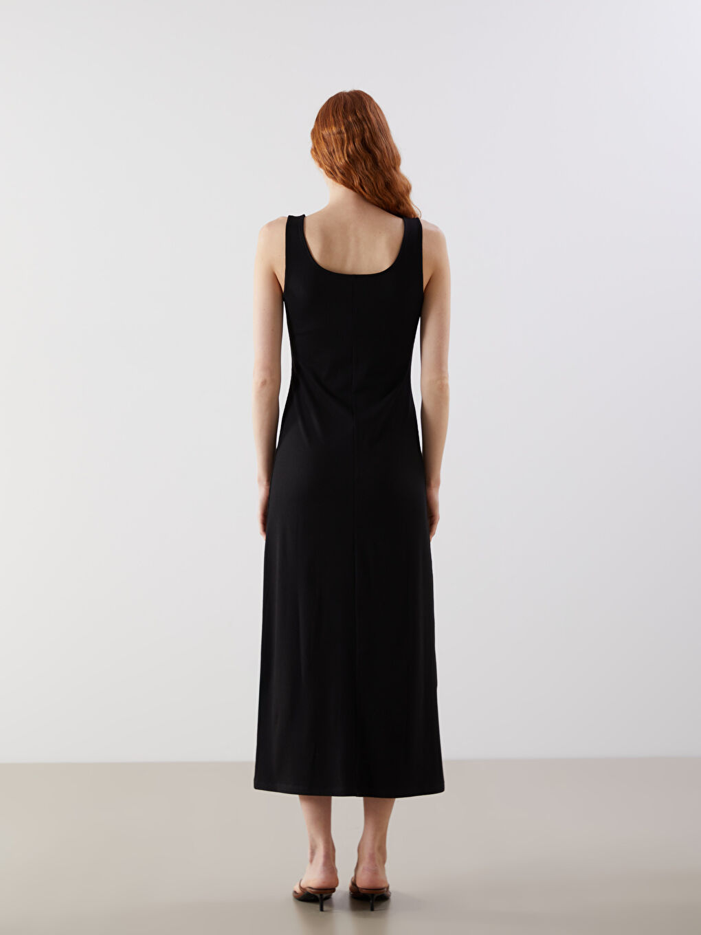 LCW Vision Woman BLACK Dress -S5KM98Z8-CVL