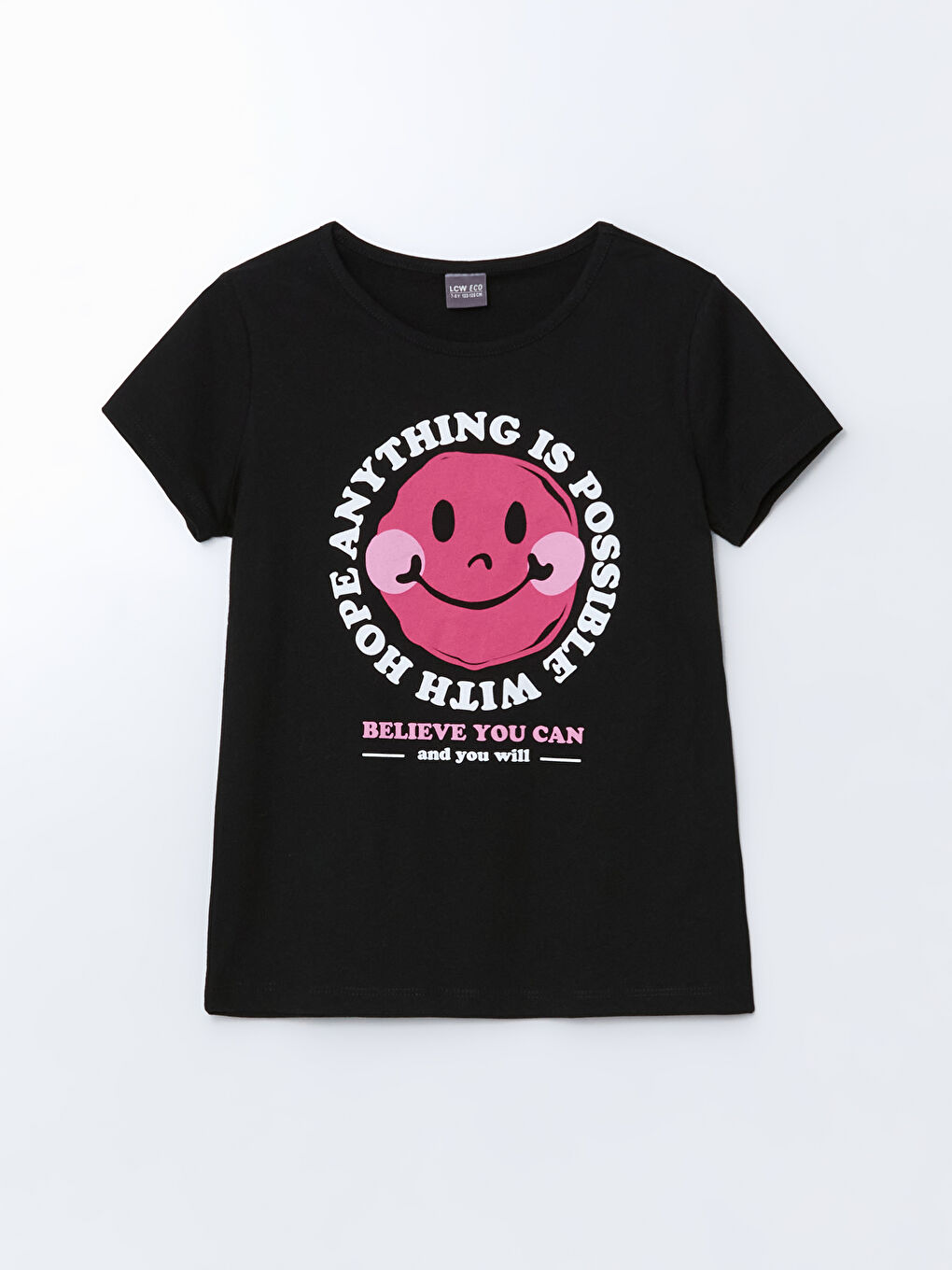 Crew Neck Girl's T-Shirt -S5KN04Z4-CVL