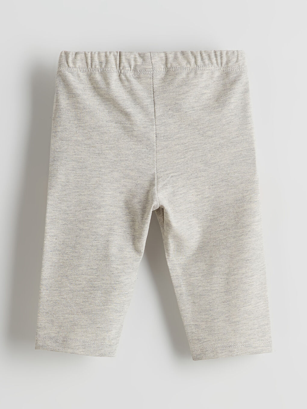 Gri Kız Çocuk Basic Kısa Tayt-1