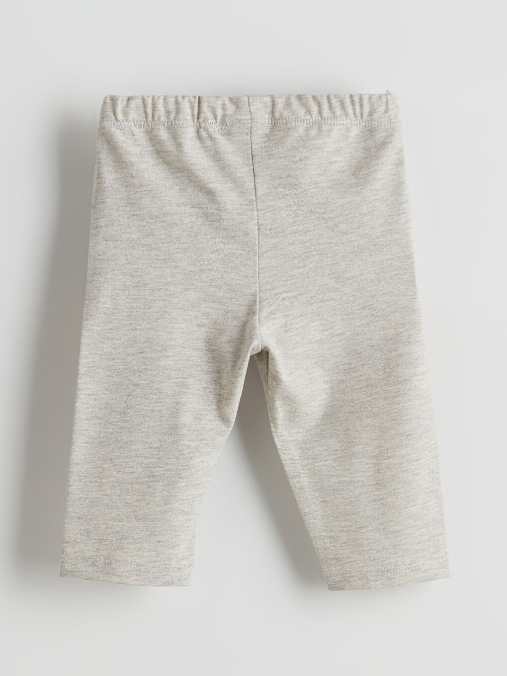 Gri Kız Çocuk Basic Kısa Tayt-1