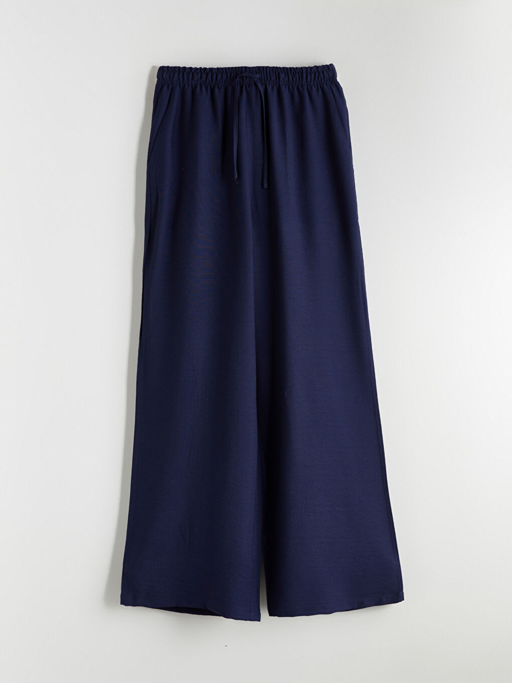 بنطلون للسيدات بخصر مرن ولمسة كتان-5