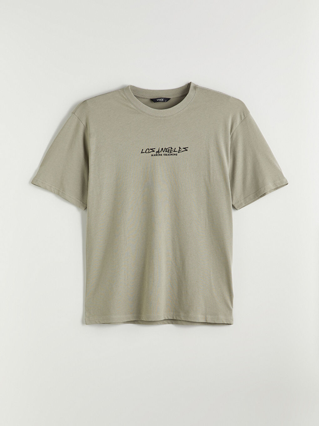 Crew Neck Printed Jersey Men's T-Shirt-4