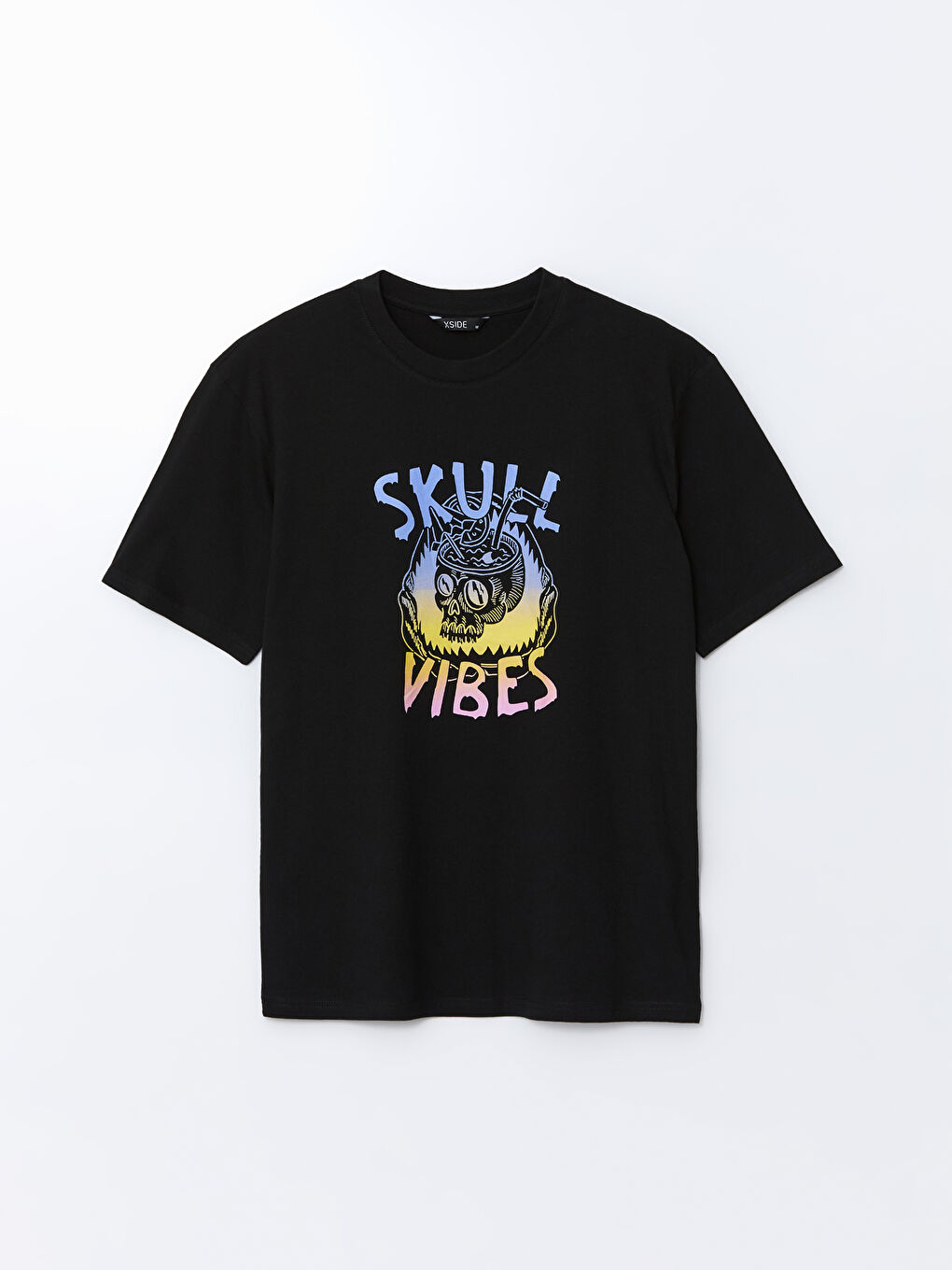 Crew Neck Printed Jersey Men's T-Shirt-4