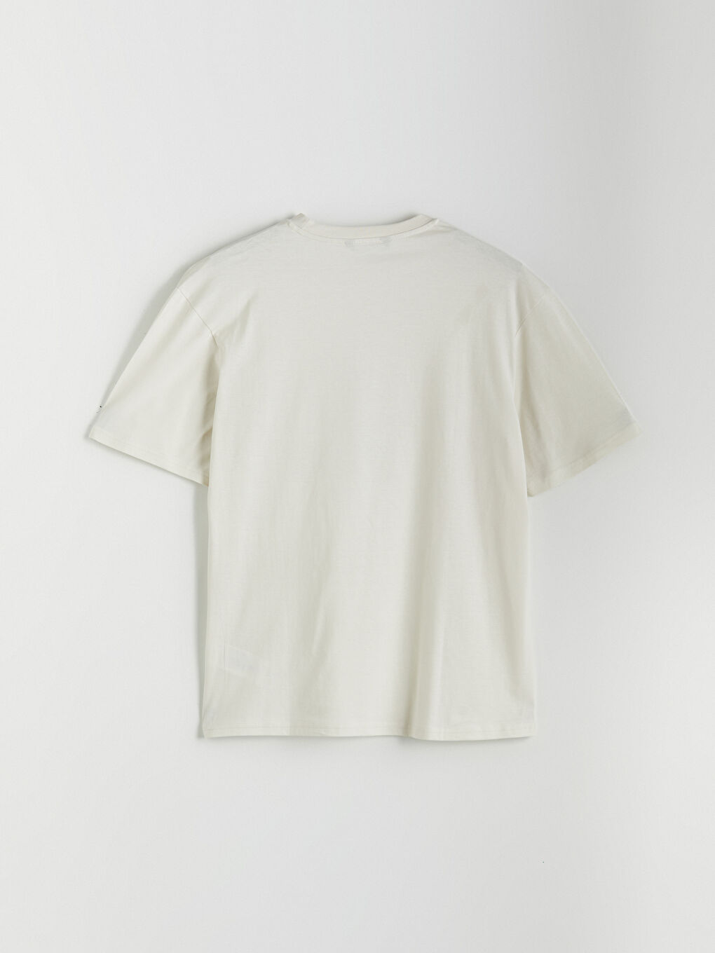 Ерлерге арналған трикотаж принтті футболка-5