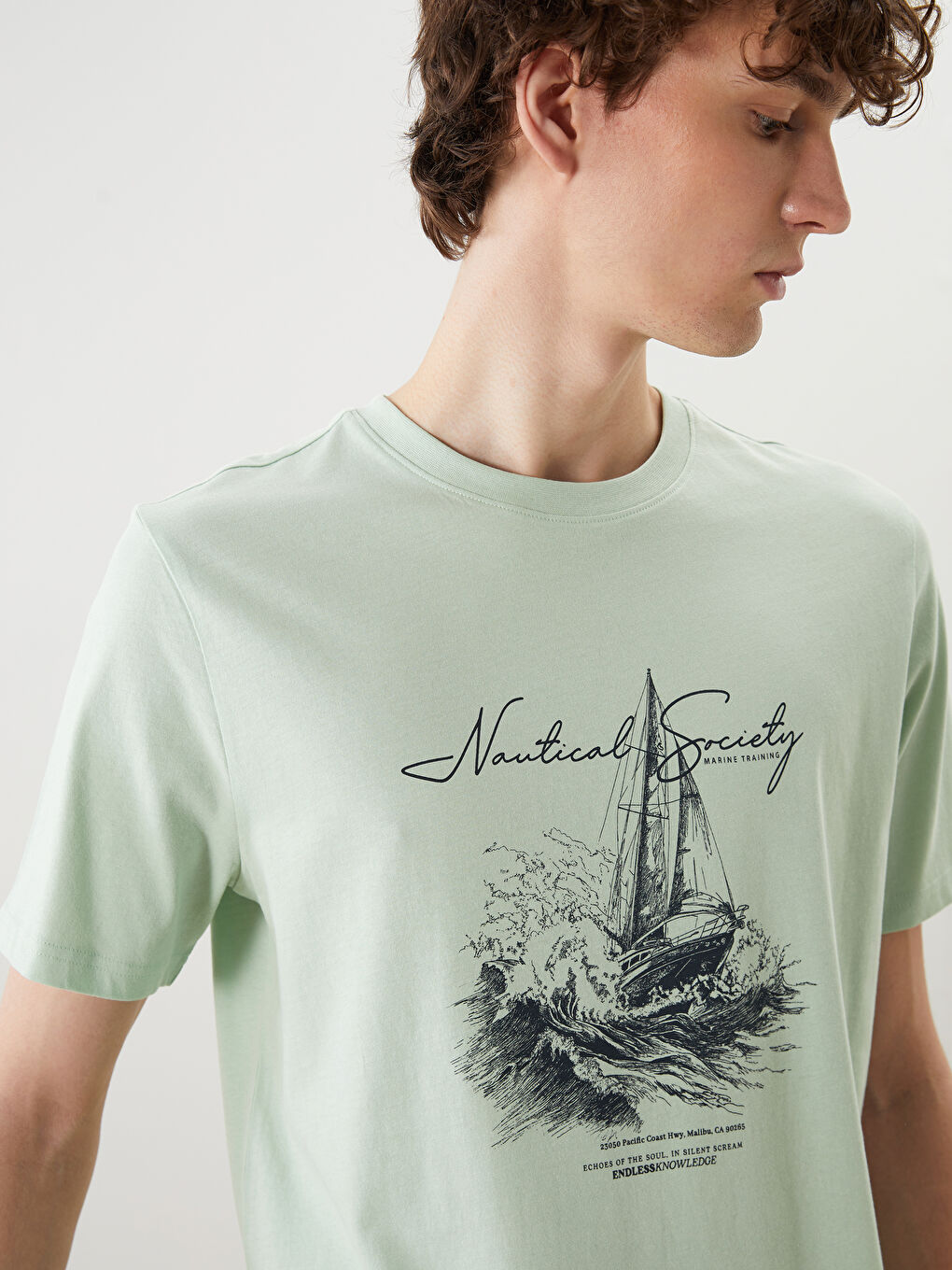 تیشێرت یه‌خه‌ خڕ چاپکراوی مالیبوی جێرسی بۆ پیاوان