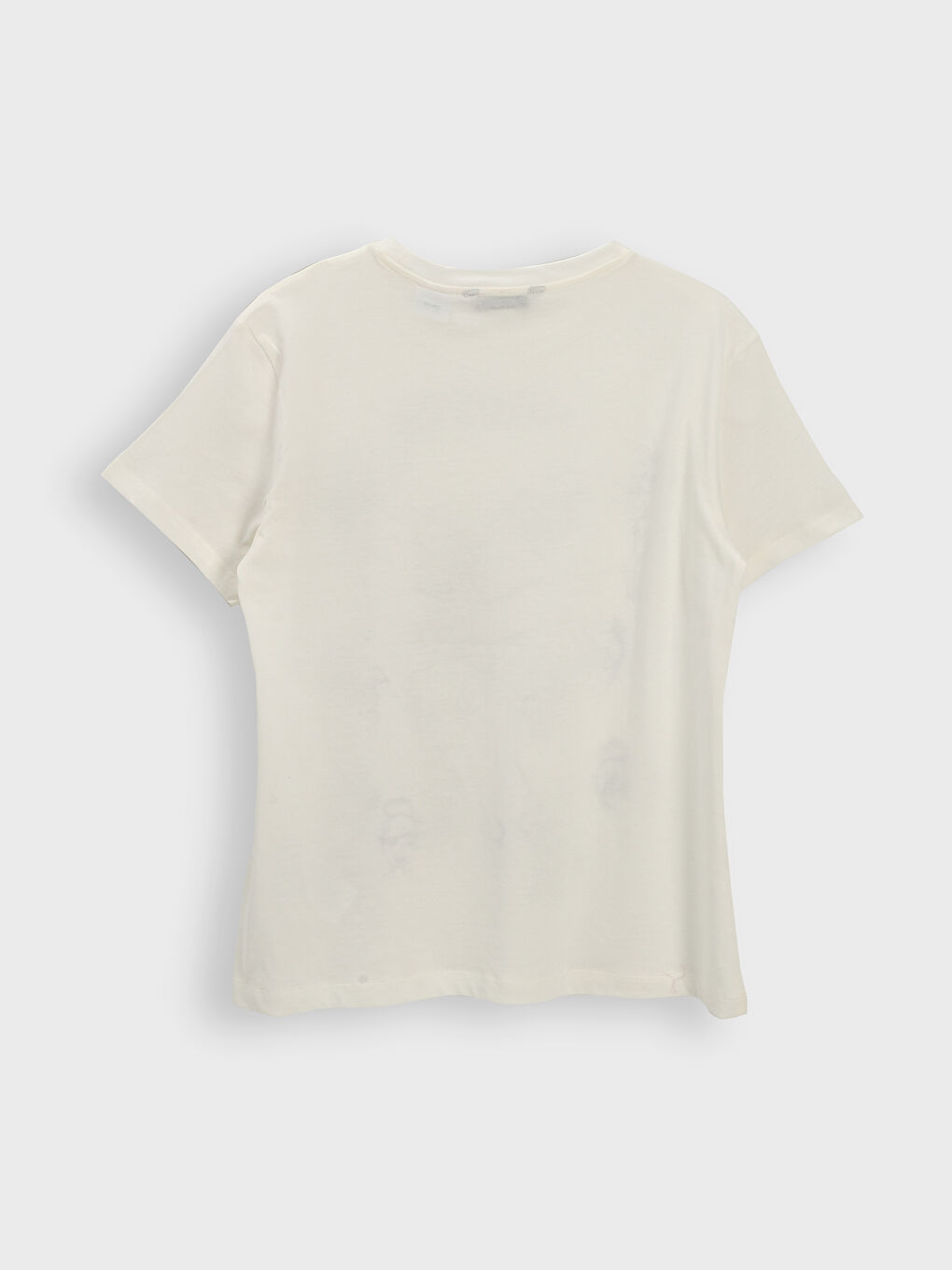 Crew Neck Tinker Bell Printed Women's T-Shirt -S5KO40Z8-FEW