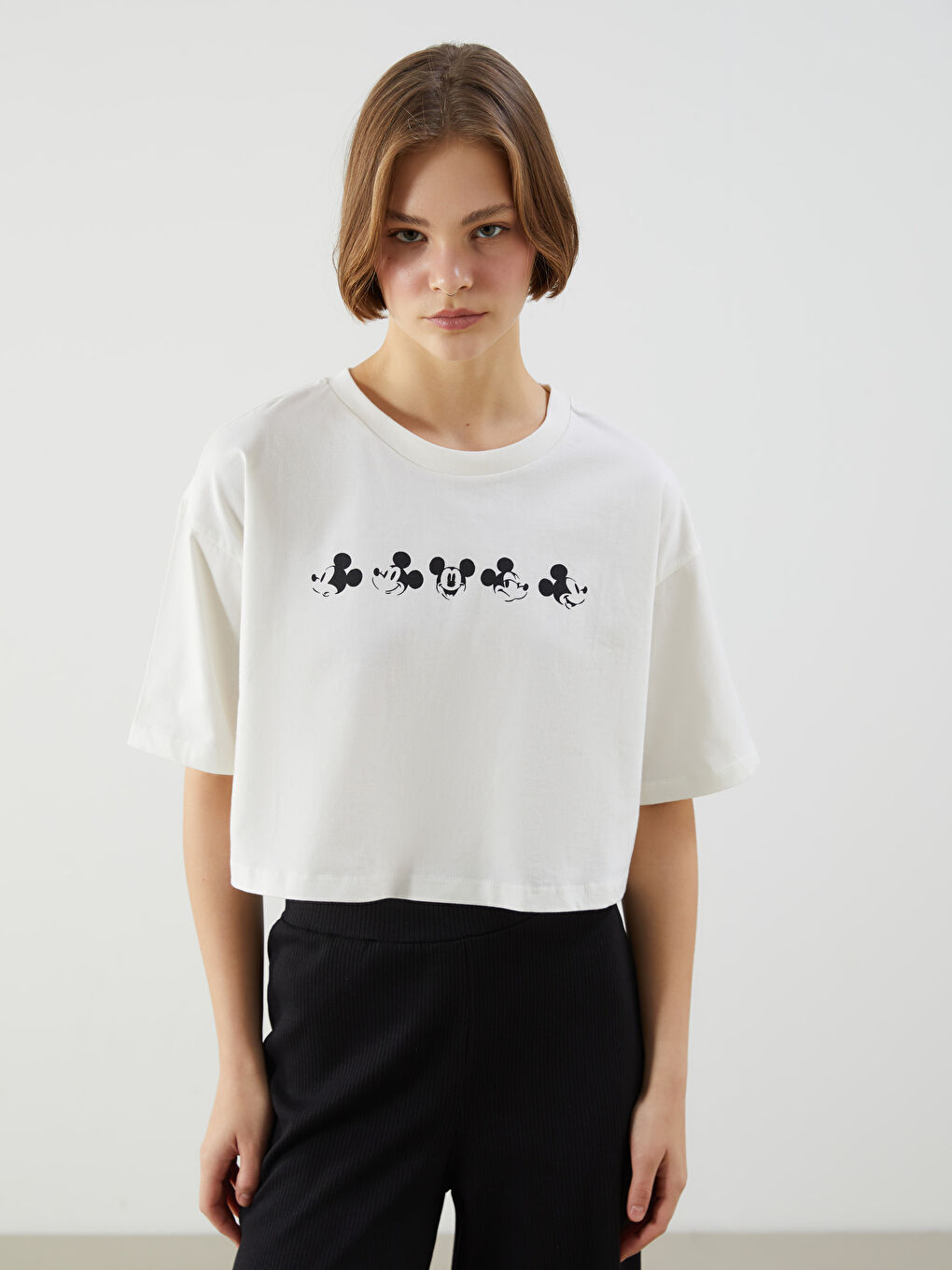 Woman ECRU T-Shirt -S5KO42Z8-FEW