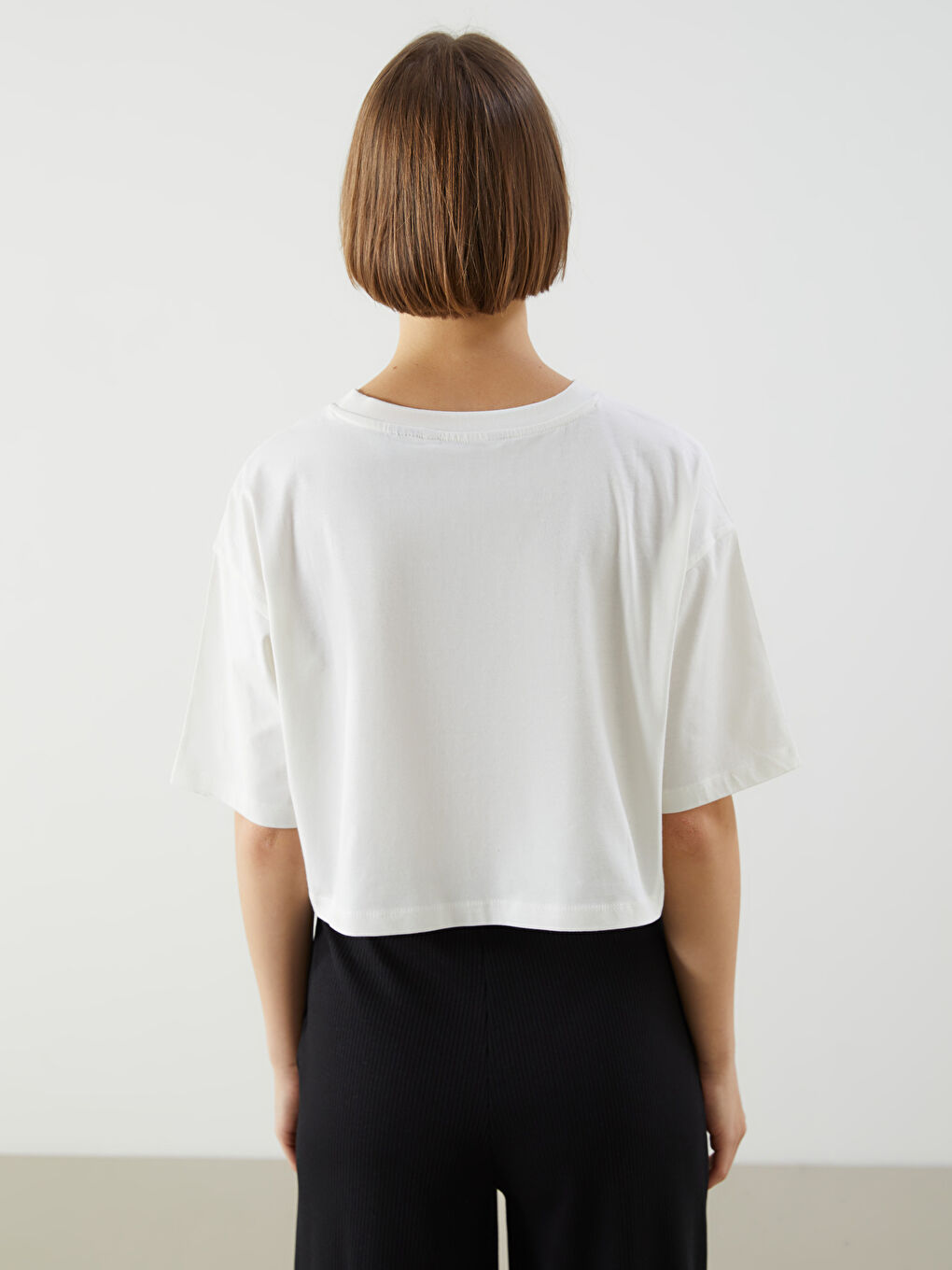 Woman ECRU T-Shirt -S5KO42Z8-FEW