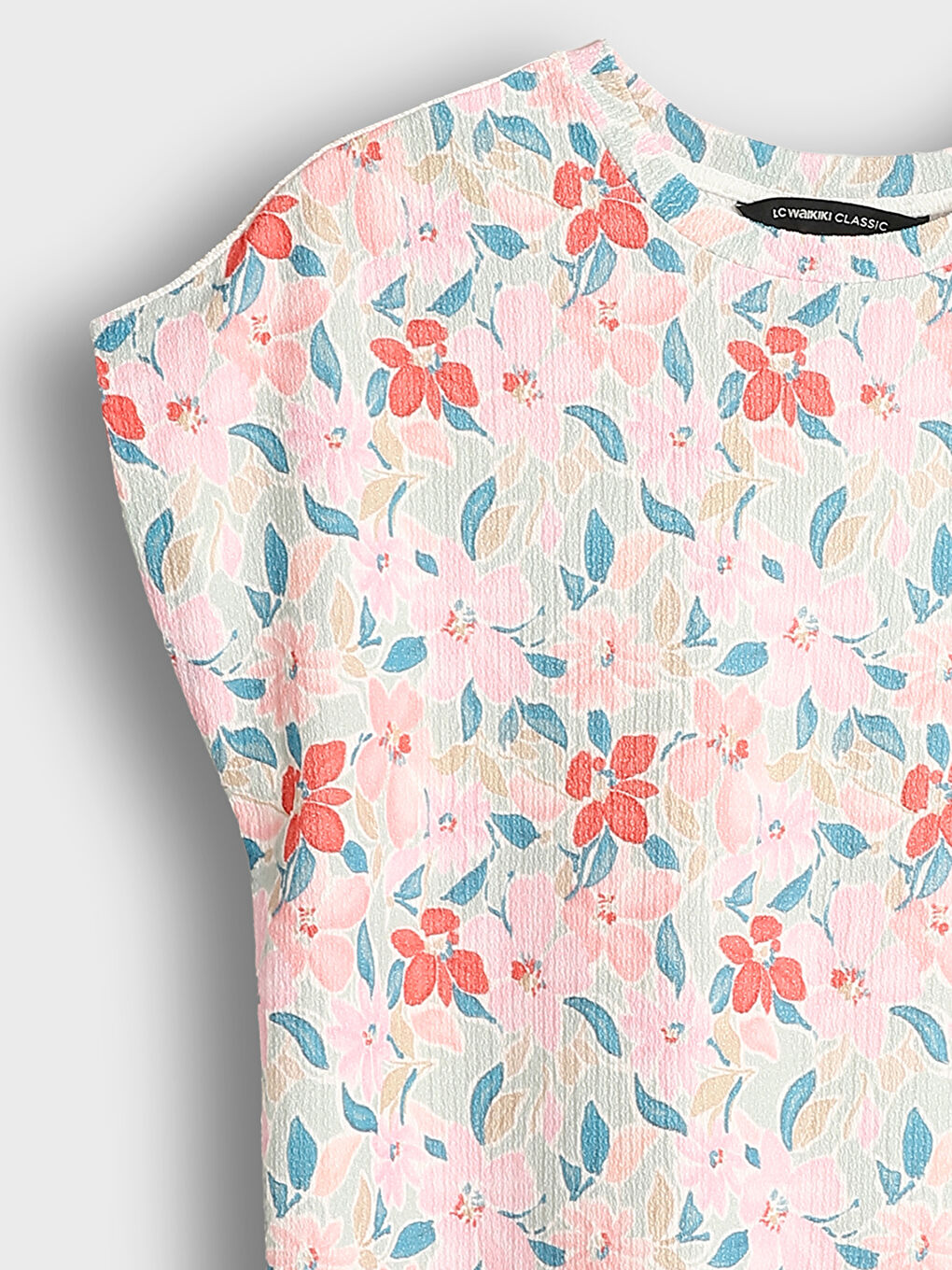 Crew Neck Printed Women's T-Shirt-6