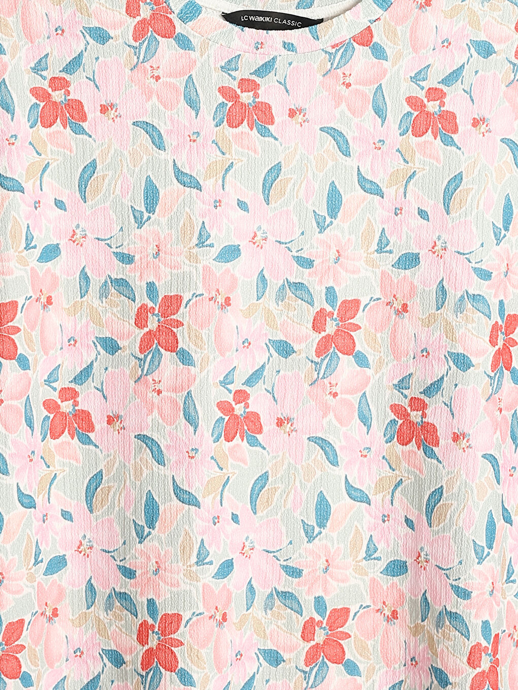 Crew Neck Printed Women's T-Shirt-7