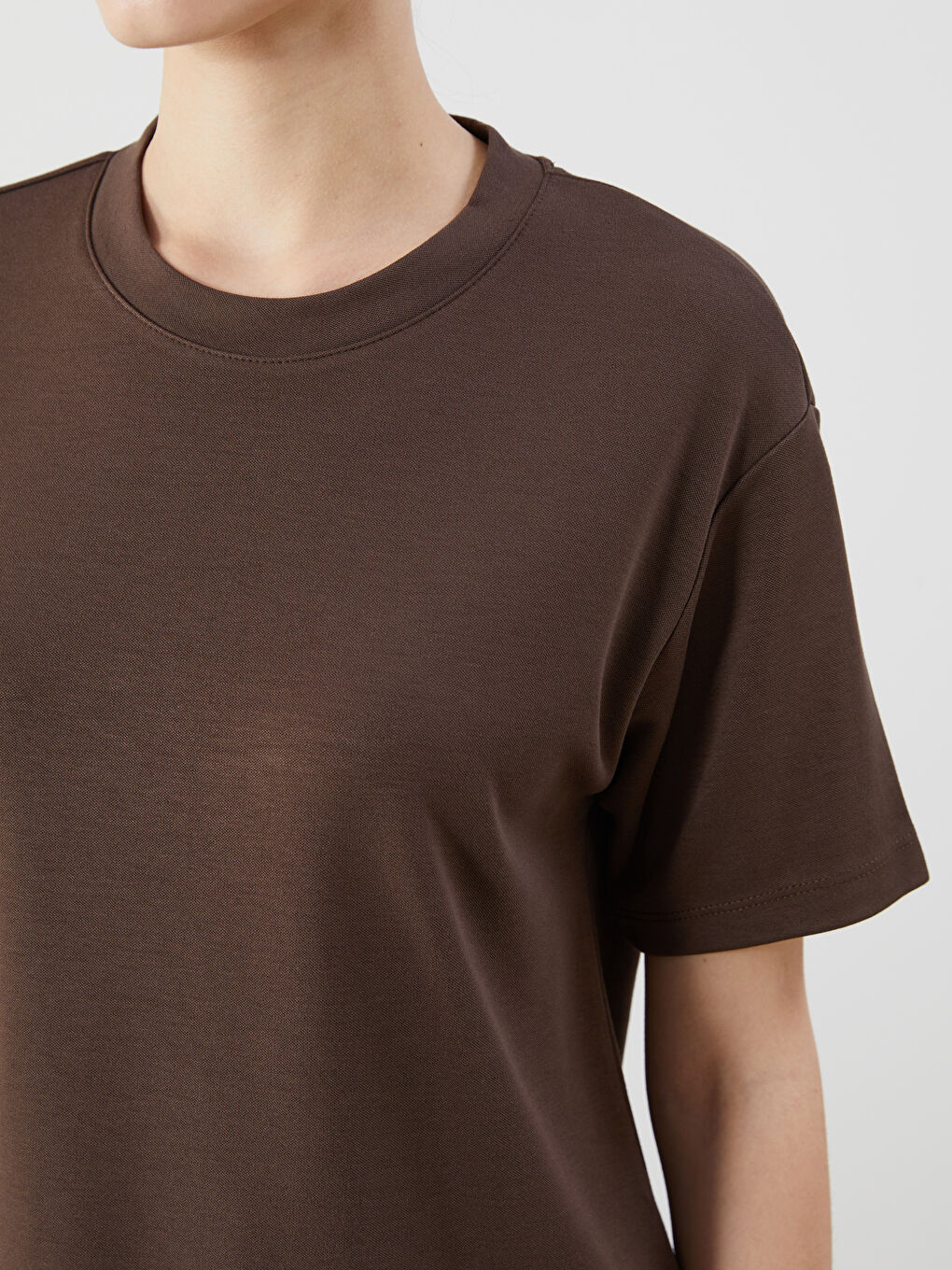 Crew Neck Women's T-Shirt -S5KP33Z8-HEH