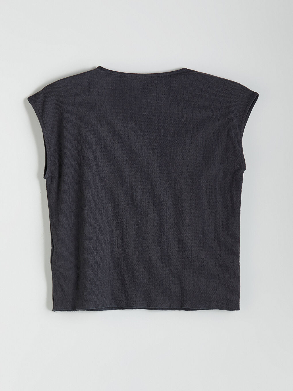 Crew Neck Textured Women'S T-Shirt -S5KP45Z8-JPT