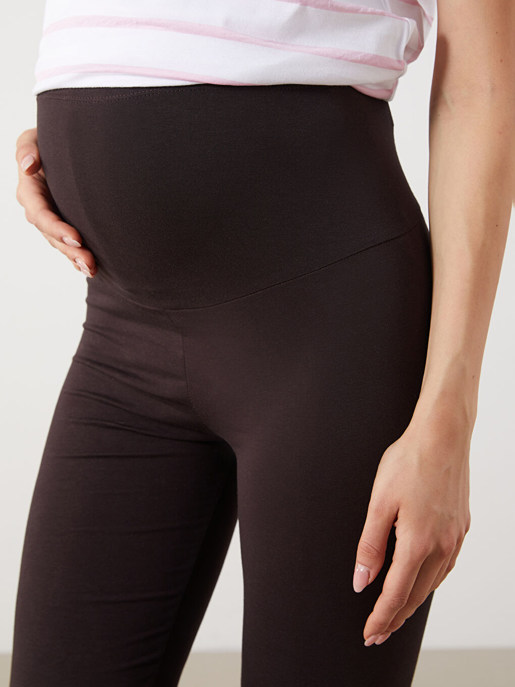 Belly Panel Maternity Leggings -S5KP50Z8-HMK