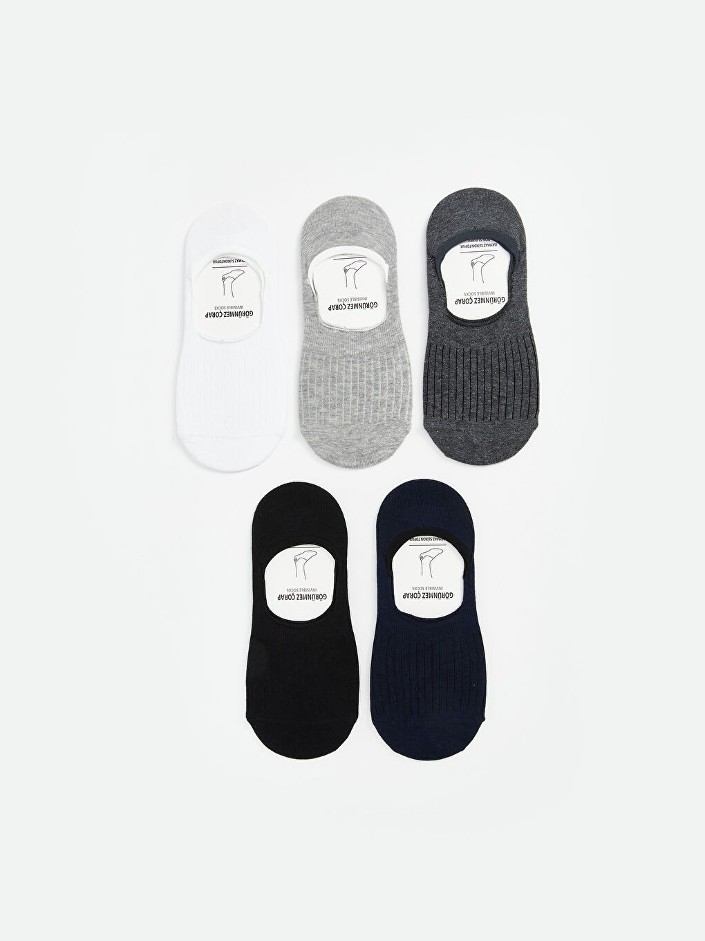 LCW ACCESSORIES گۆرەوی بێبینراوی پیاوان ٥ دانە -W54174Z8-K00