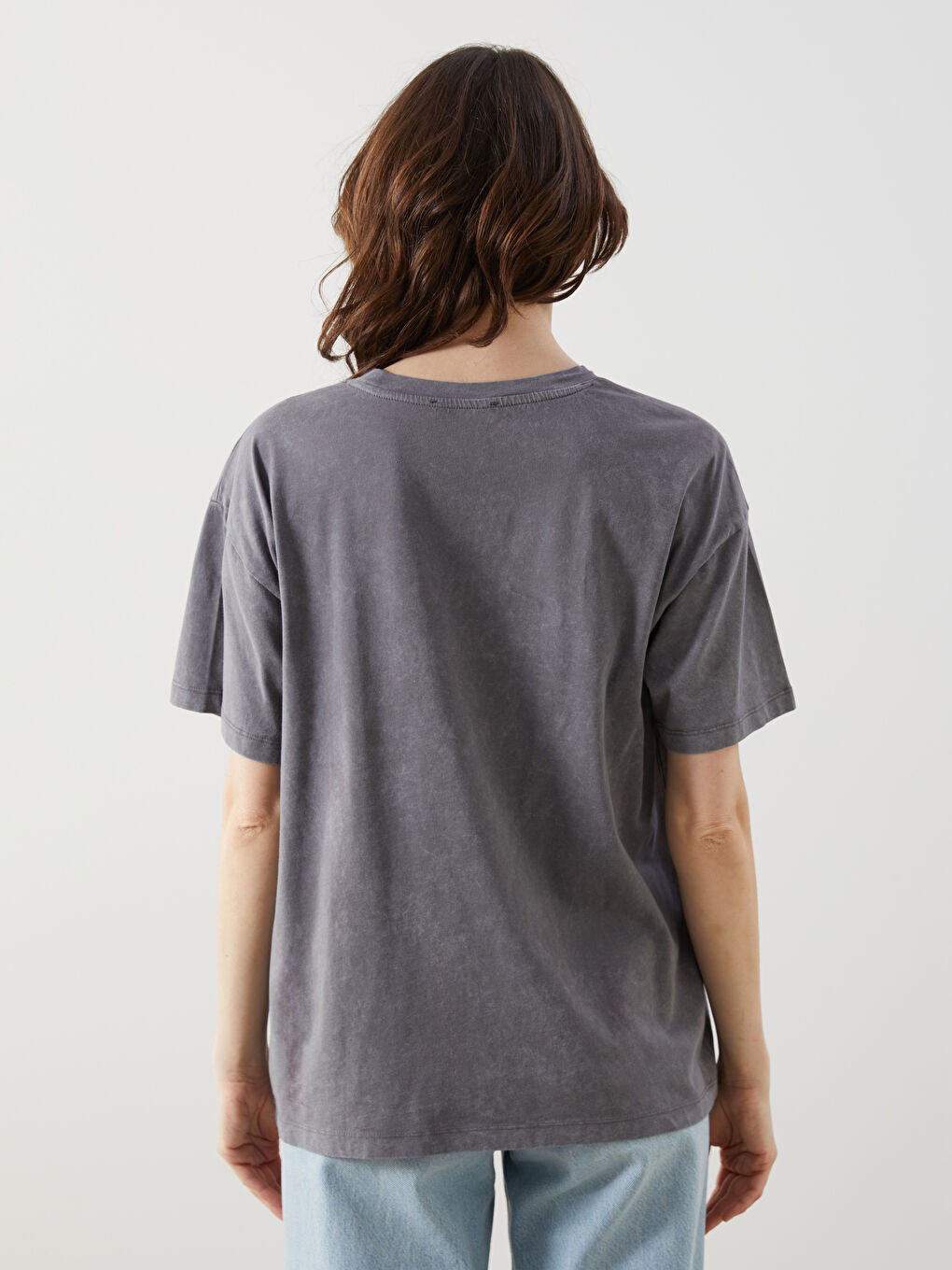 Crew Neck Printed Women's T-shirt -S5KP58Z8-502