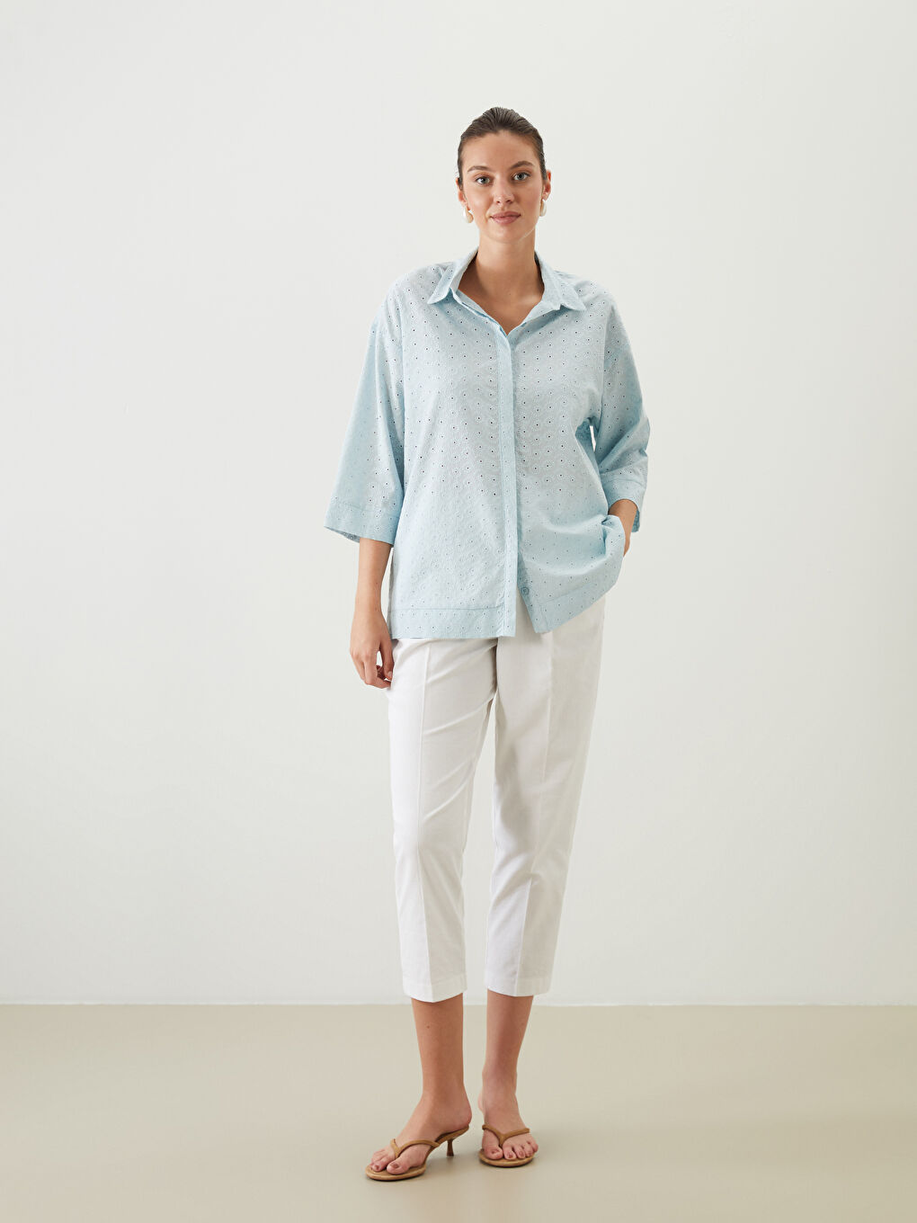 Patterned Women's Shirt-1