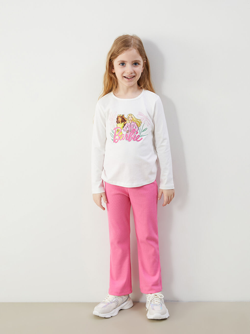Barbie Printed Girl'S T-Shirt And Leggings Set (2 Pieces) -S5KQ07Z1-R9J