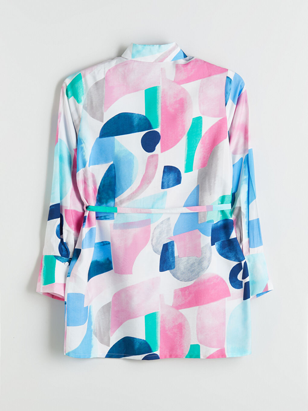 Patterned Women's Shirt Tunic-5