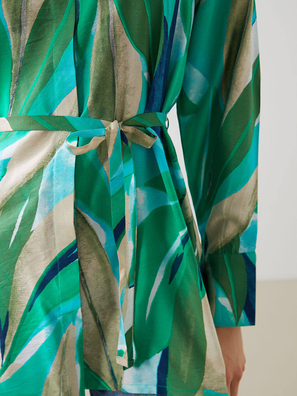 Patterned Women's Shirt Tunic-2