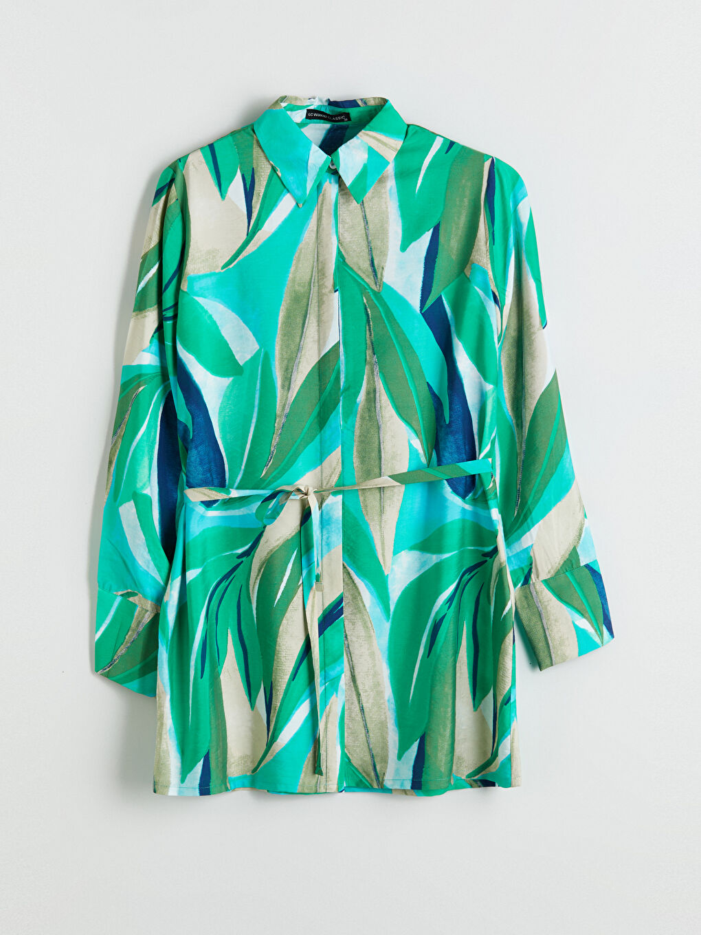 Patterned Women's Shirt Tunic-4