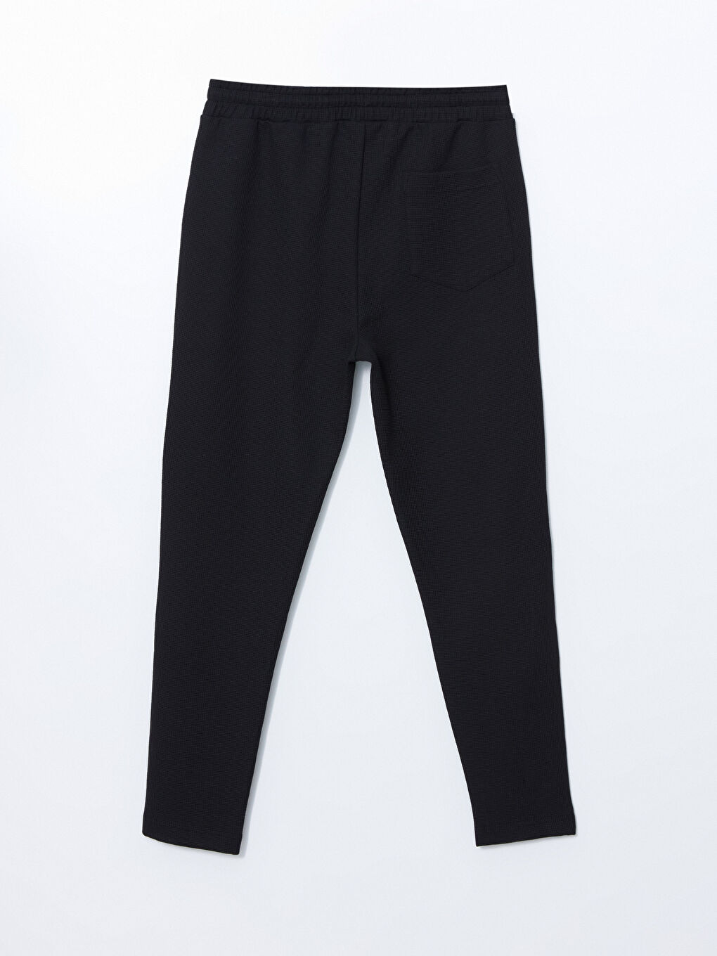 Siyah Standart Kalıp Erkek Eşofman Altı-5