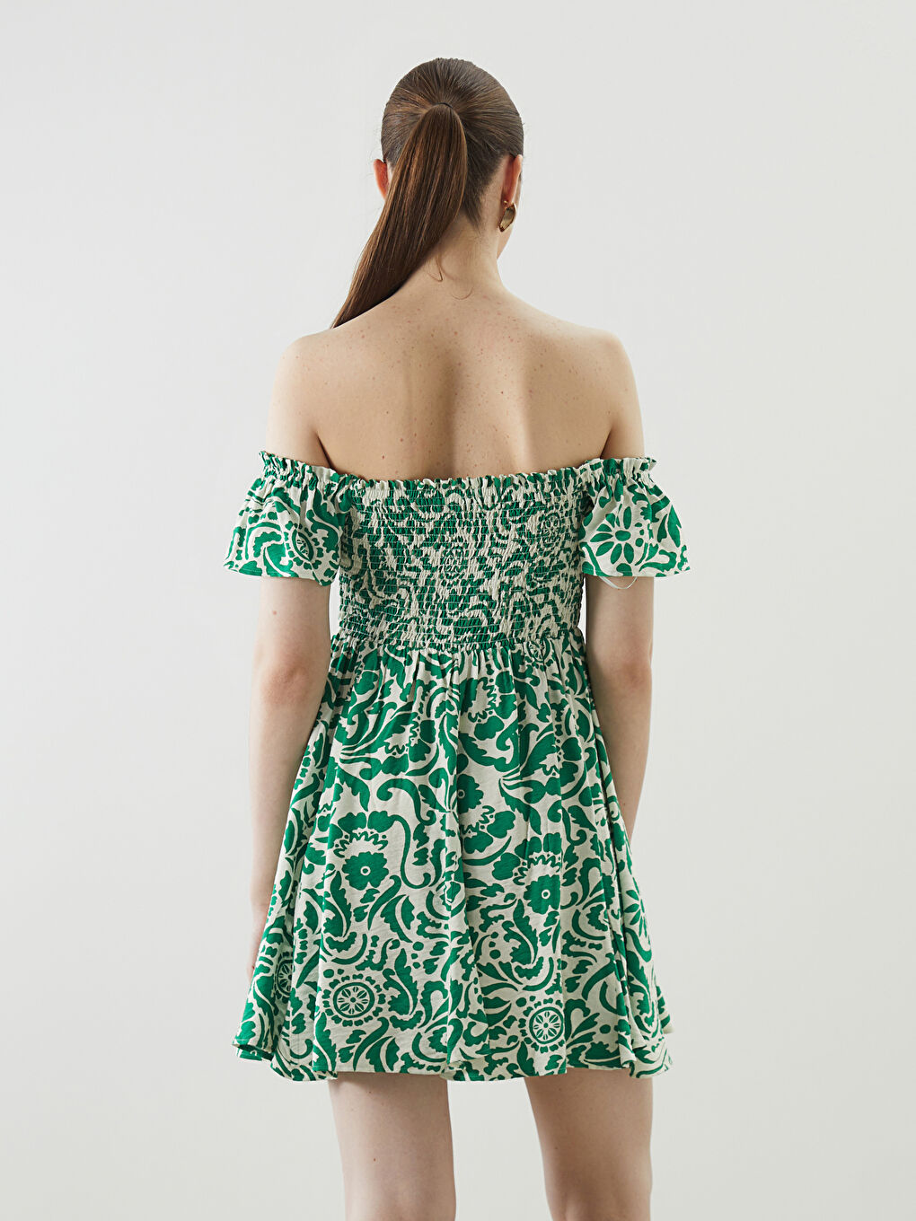 Slash Neck Women's Dress -S5KQ91Z8-LRR