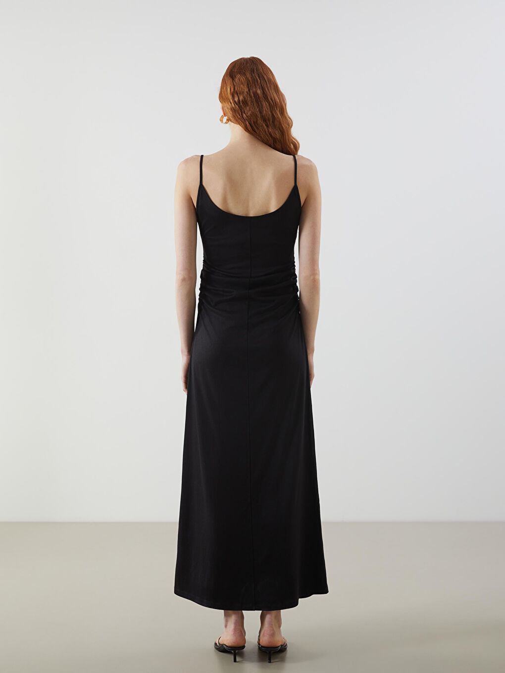 LCW Vision Woman BLACK Dress -S5KQ93Z8-CVL
