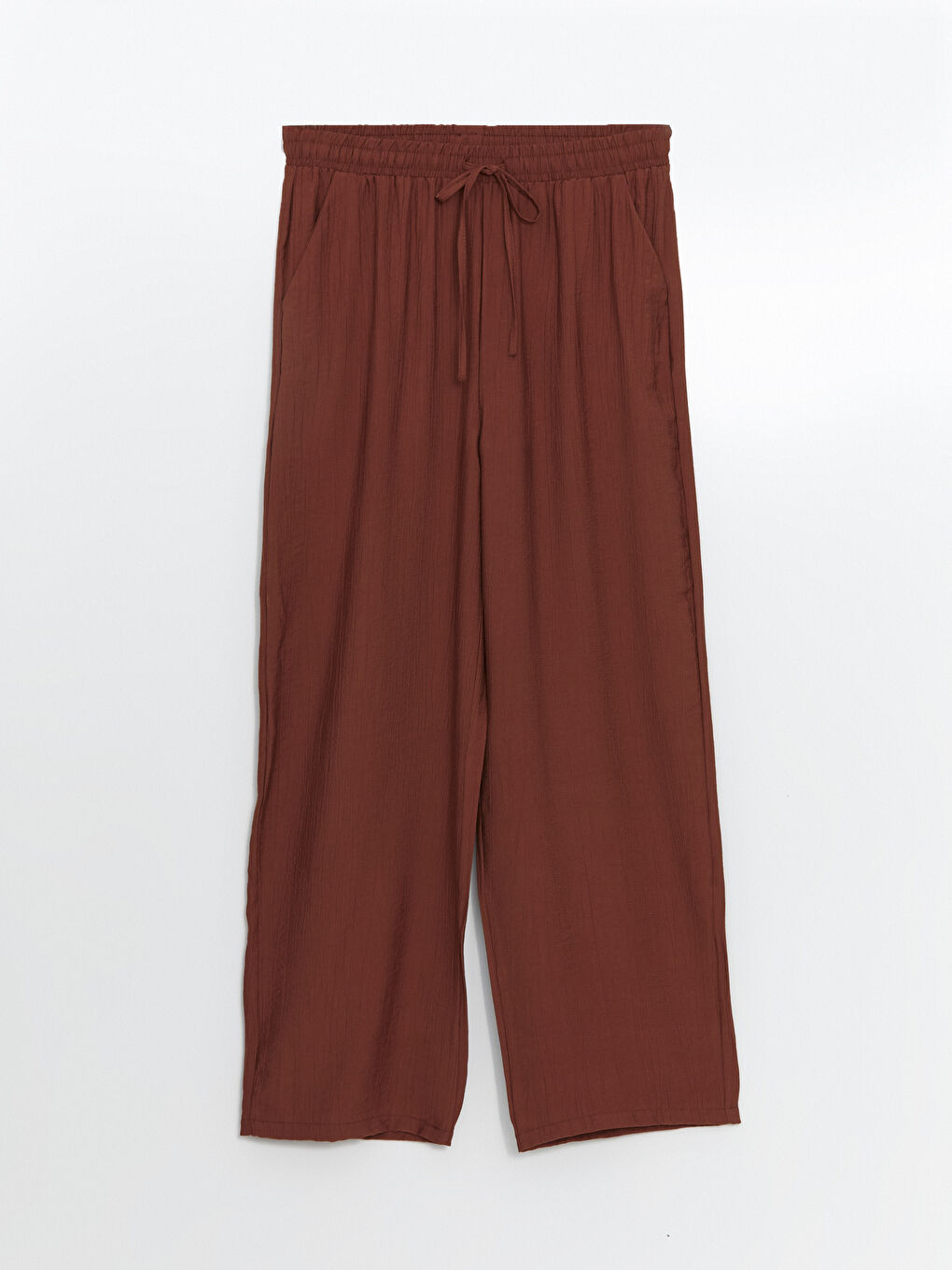 Wide Leg Women Trousers With Elastic Waist -S5KQ96Z8-HFD