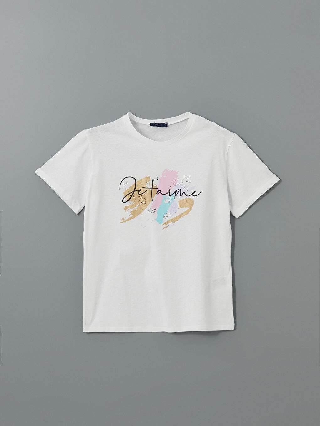 Crew Neck Printed Women's T-shirt -S5KR10Z8-J5E