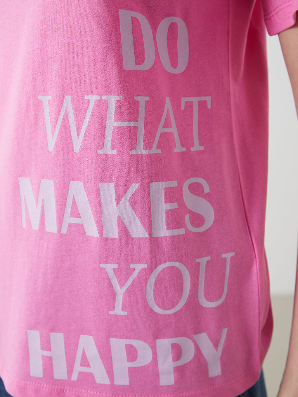 Crew Neck Printed Women's T-shirt -S5KR10Z8-R0M